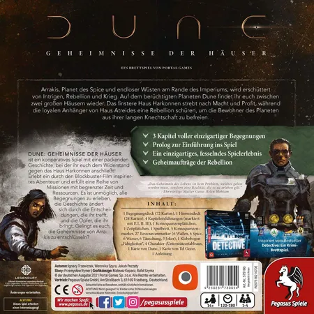 Pegasus Spiele Dune – Geheimnisse der Häuser (Portal Games)