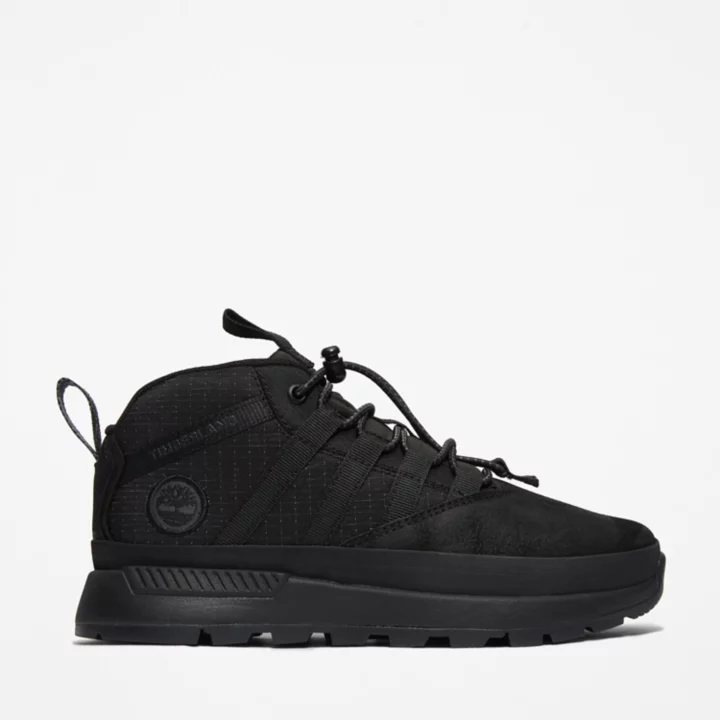 Chukka Euro Trekker para jovens na cor preta
