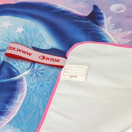 Roth Kinder-Badetuch Delfine 60x120 cm