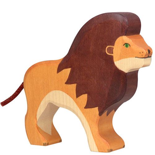 Holztiger leeuw 15 cm 8680139