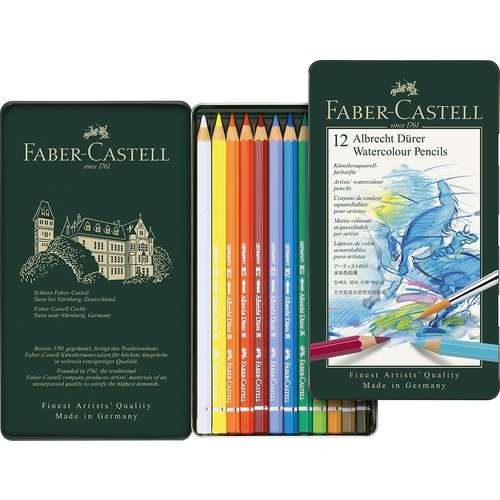 FABER-CASTELL Albrecht Dürer Aquarellstifte im Metall-Etui