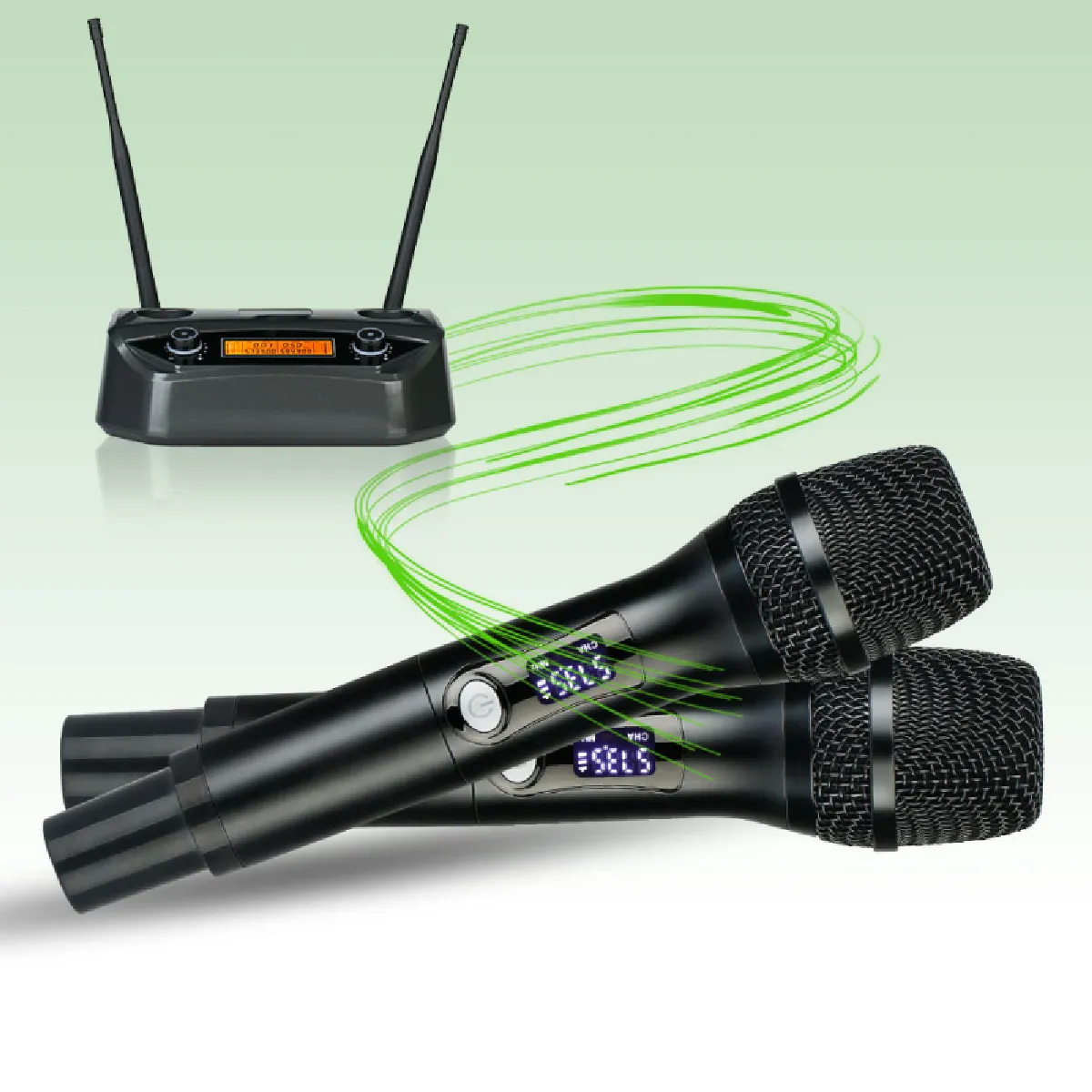 INF Double Microphone Sans Fil