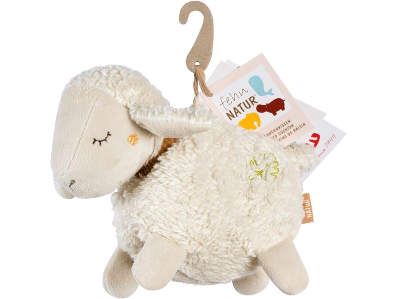 fehn Wärme-Stofftier Schaf Kuscheltier mit entnehmbarem Wärmesäckchen im Schaf Design
