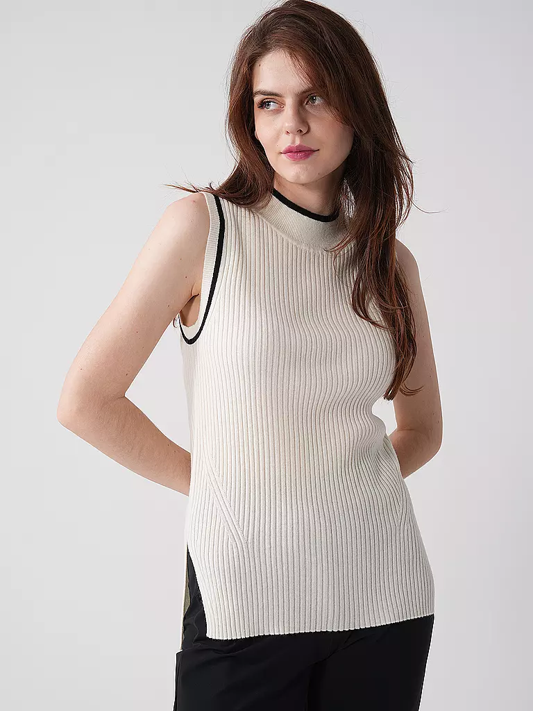 BOSS Pullover FELINDANIA weiss