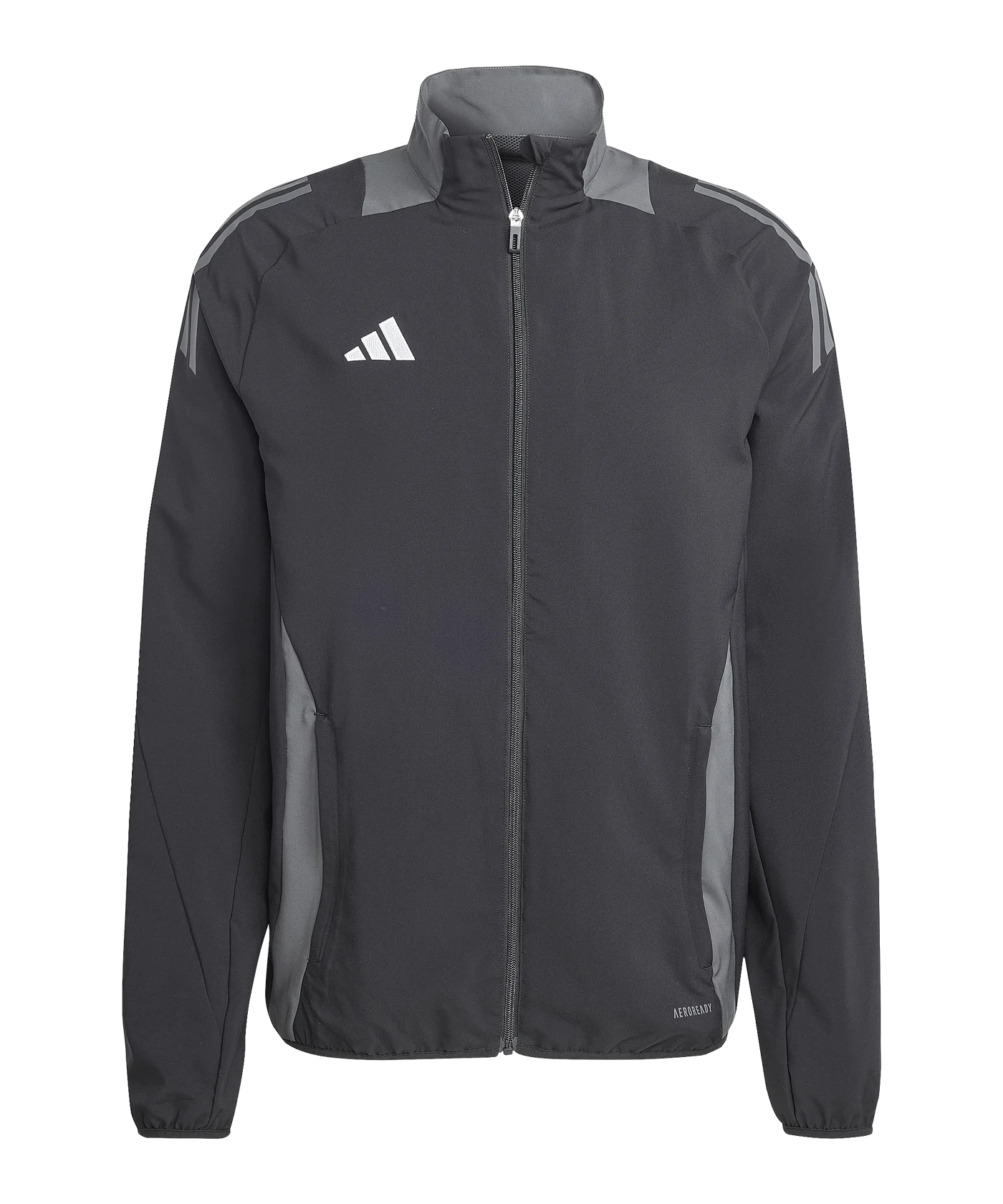 adidas Tiro 24 Competition Präsentationsjacke Schwarz Grau