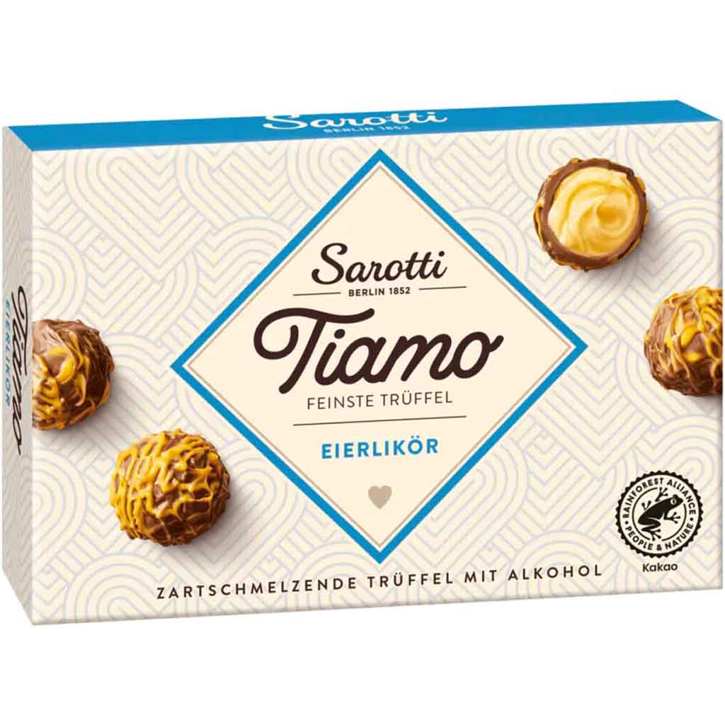 Sarotti Tiamo Feinste Trüffel Eierlikör 125g MHD:23.2.25