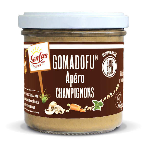 Gomadofu® aux champignons bio - Tartinable à base de sésame