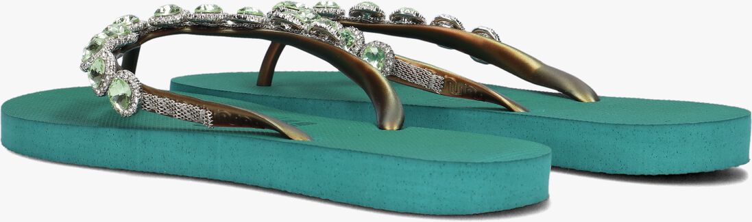 UZURII groene uzurii teenslippers beatrix