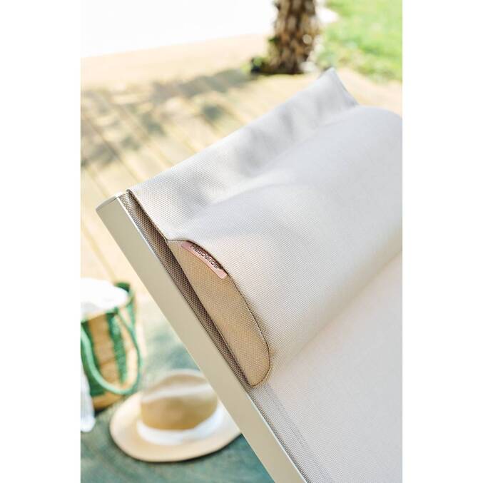 Fauteuil de jardin DECIMA Lin / Argile