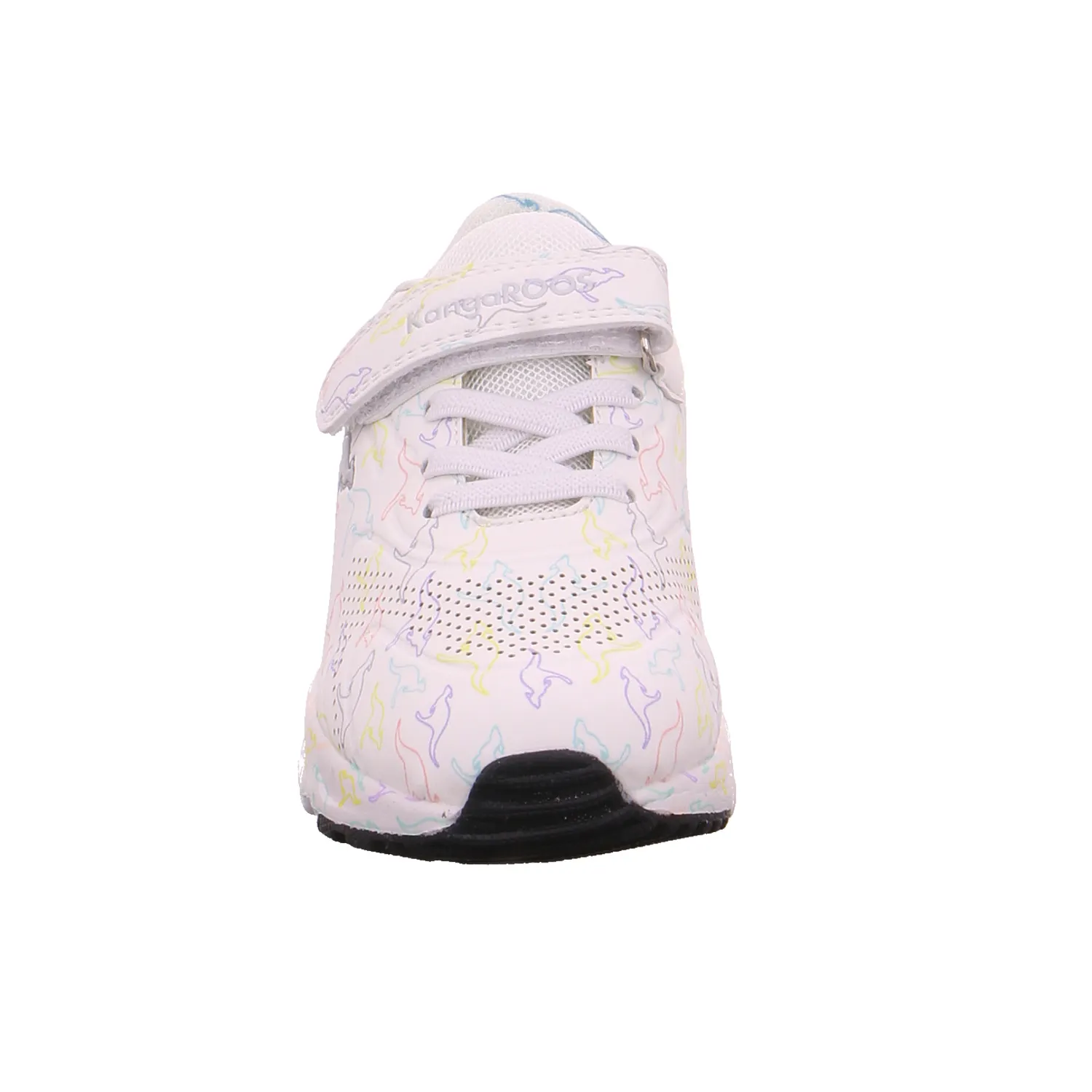 KANGAROOS Kinder Sportschuh Weiss Lederimitat