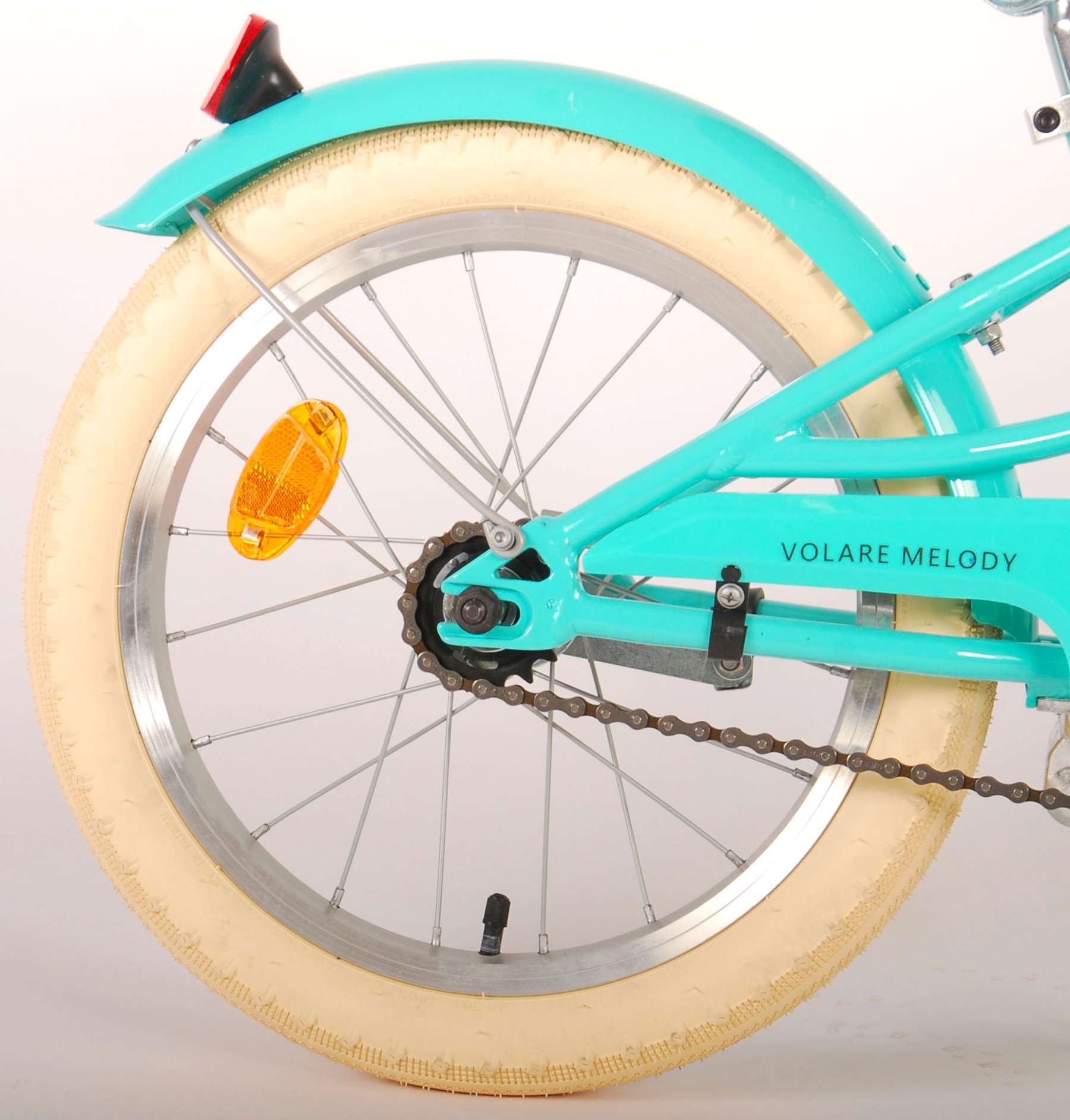 Kinderfahrrad Melody Fahrrad für Mädchen 16 Zoll Kinderrad in Türkis