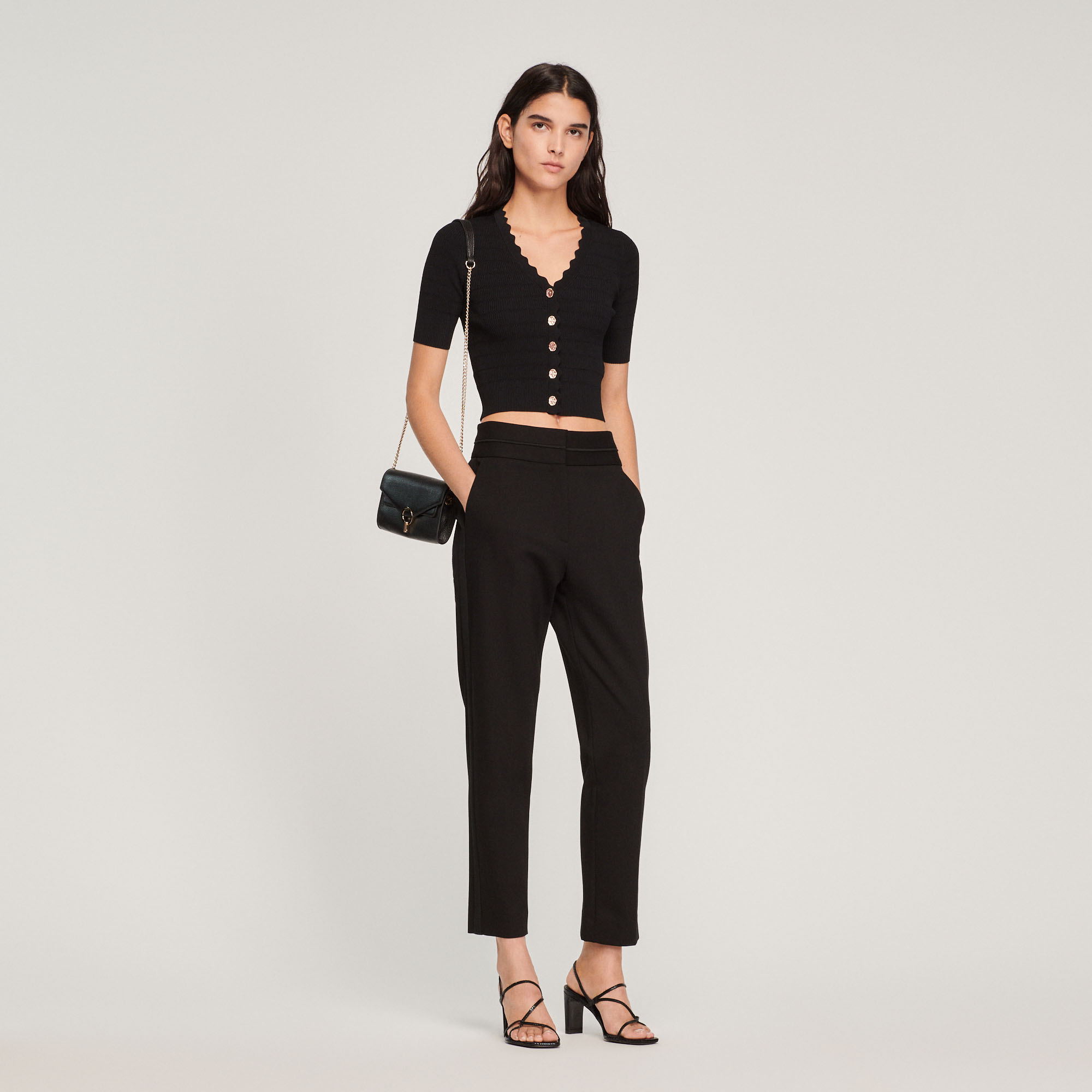 Pantalon classique taille haute