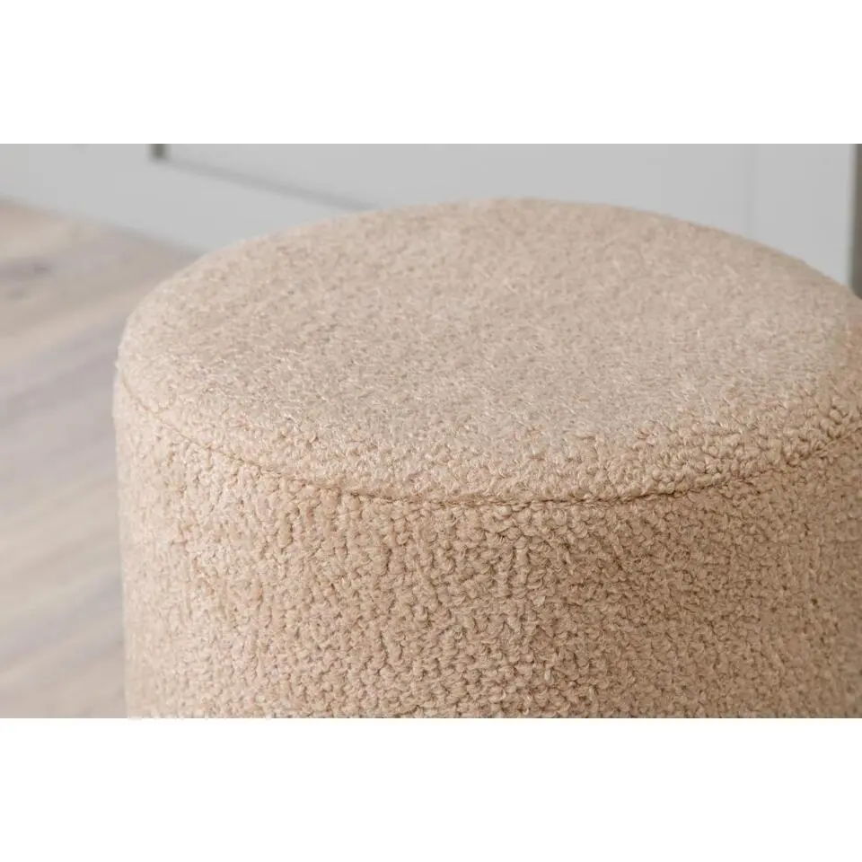 Svea - Cleo poef - teddy - beige