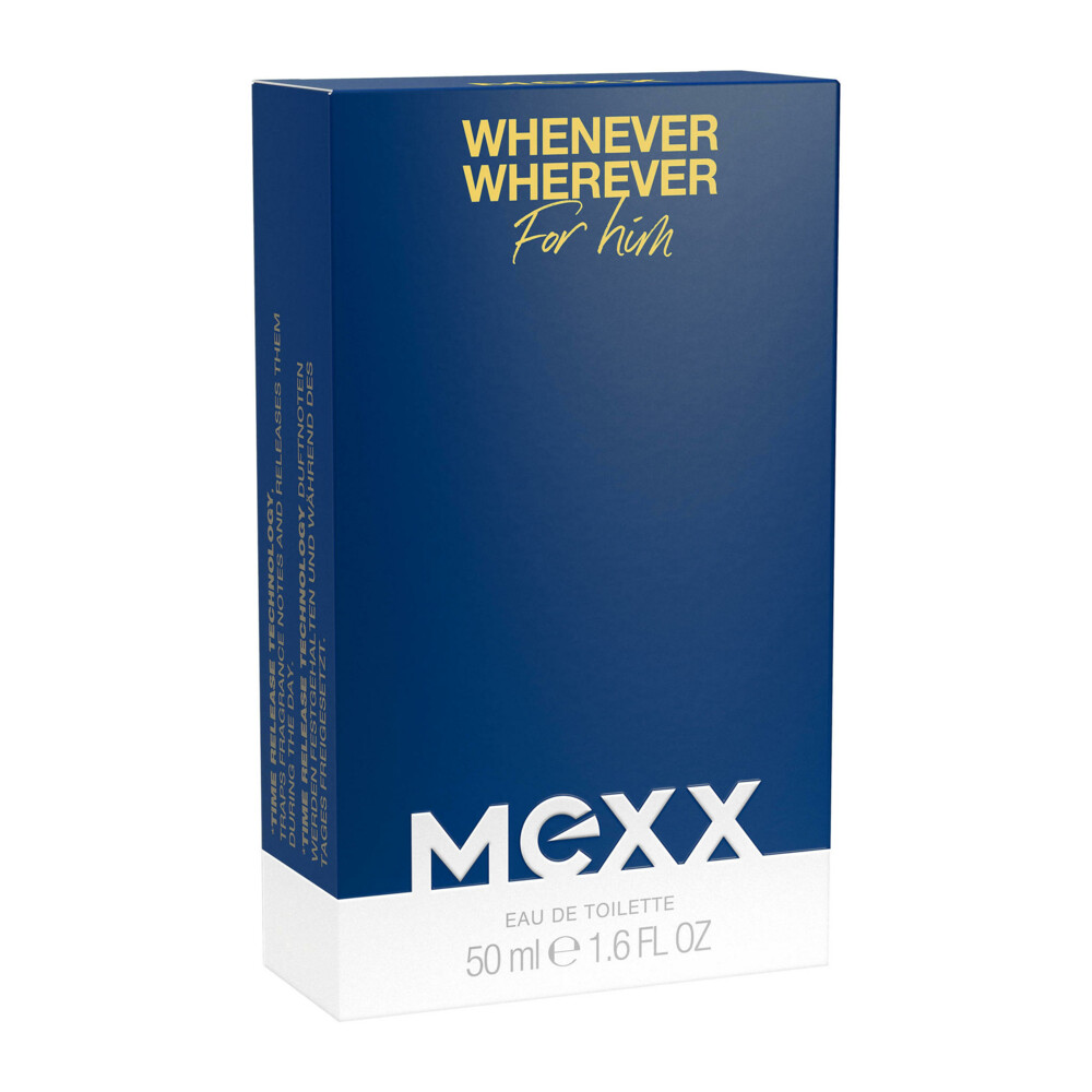 Mexx Whenever Wherever Man Eau de Toilette Spray50 ml