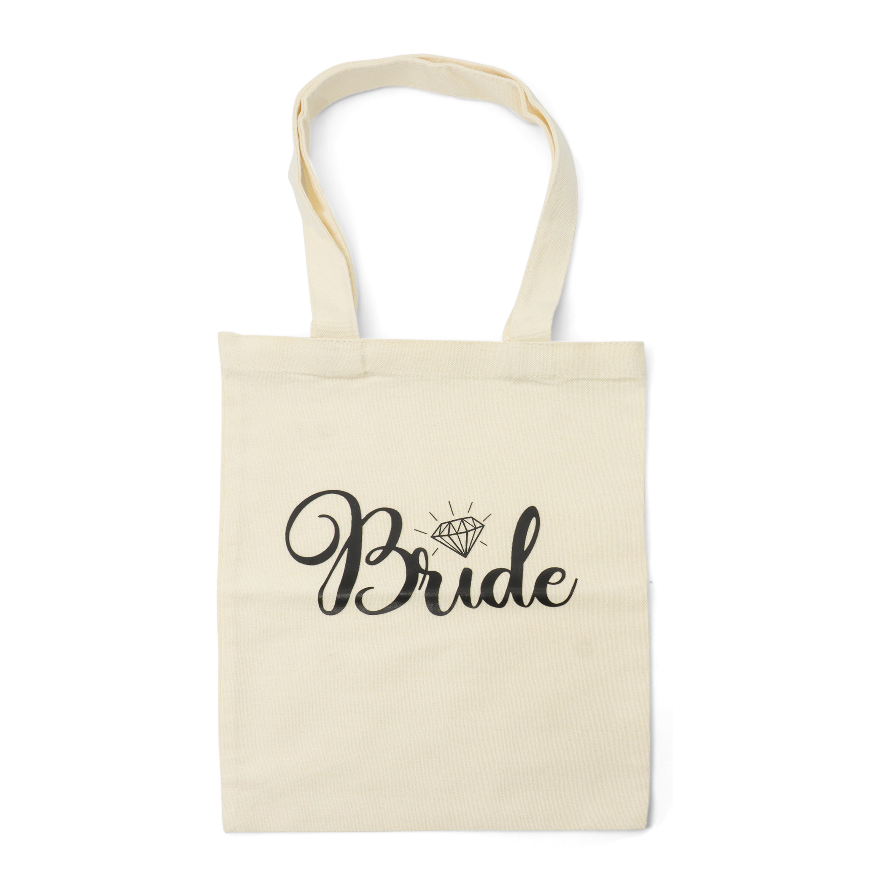 (27x33cm) Baumwolle Tragetasche Junggesellinnenabschied Tote Bag Bachelorette Party Accessoire - Bride