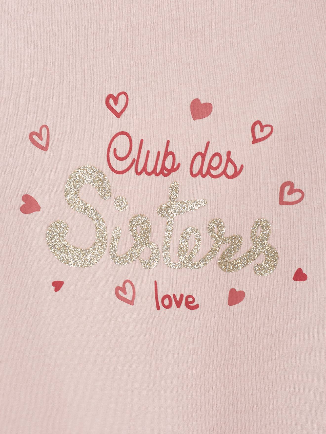Conjunto de 3 camisetas de manga comprida para meninas, tamanho médio, pretas, bicolor/multicoloridas.