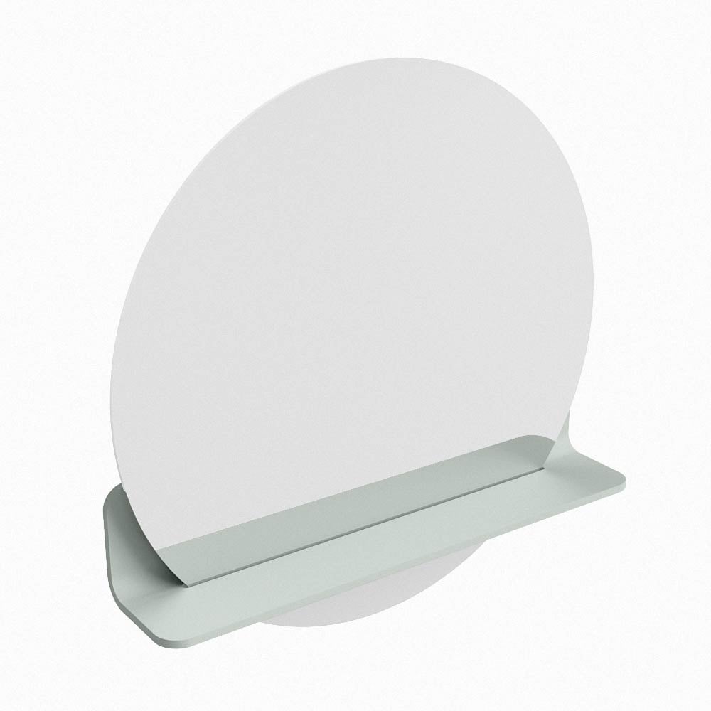 Mondiaz Spot spiegel rond Ø60cm met planchet greey