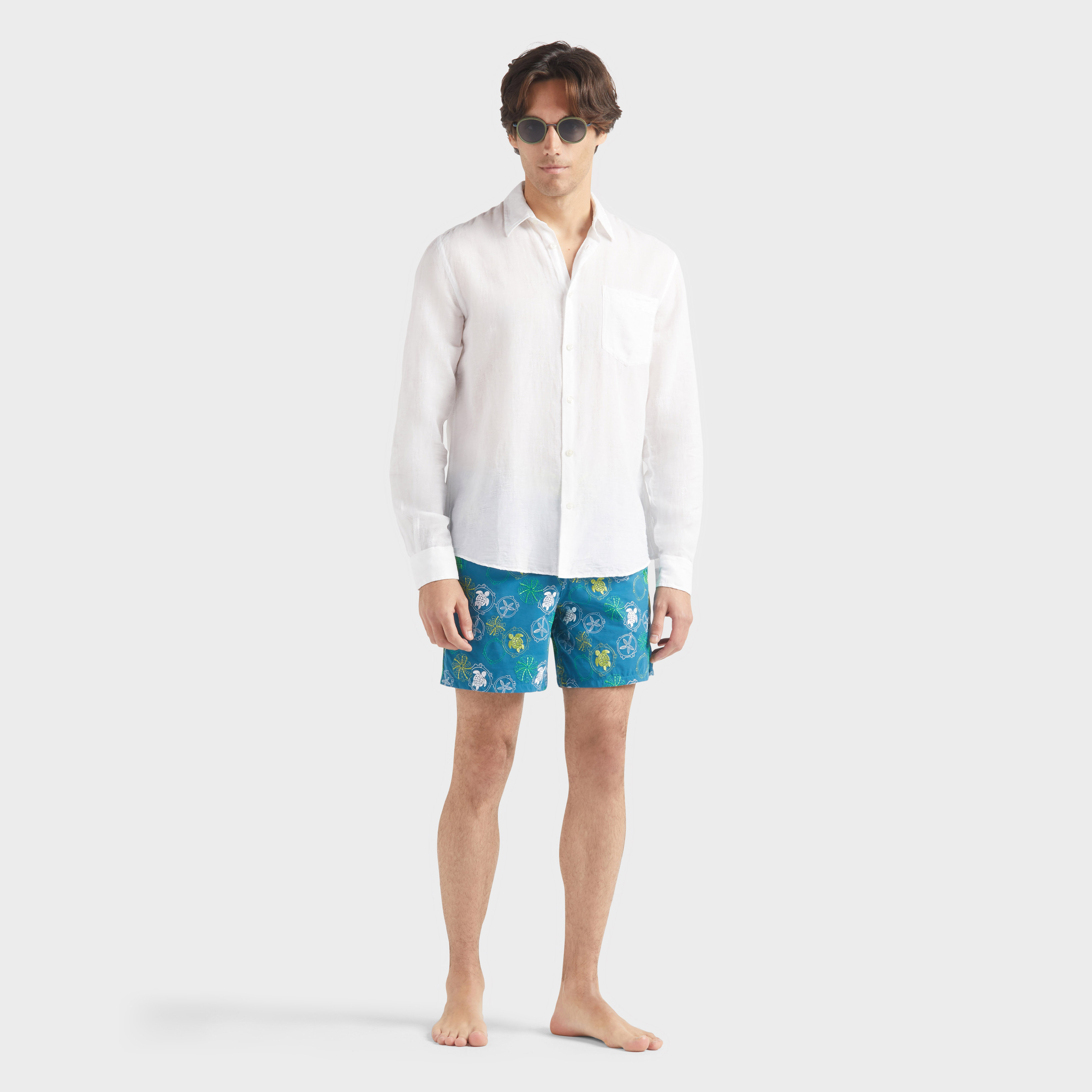 Maillot de bain homme brodé Oursins - Edition Limitée