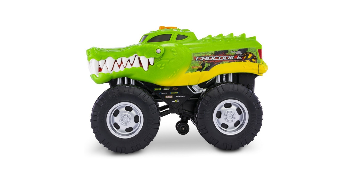 NikkoRoad Rippers - Wheelie Monsters: Crocodile Truck Speelgoedvoertuig