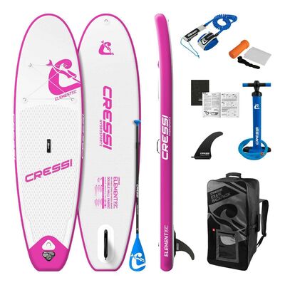 Cressi Element Small All Around ISup Set 9'2, Hvit/Rosa