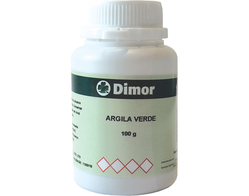 ARGILA DIMOR VERDE EM PÓ 100G