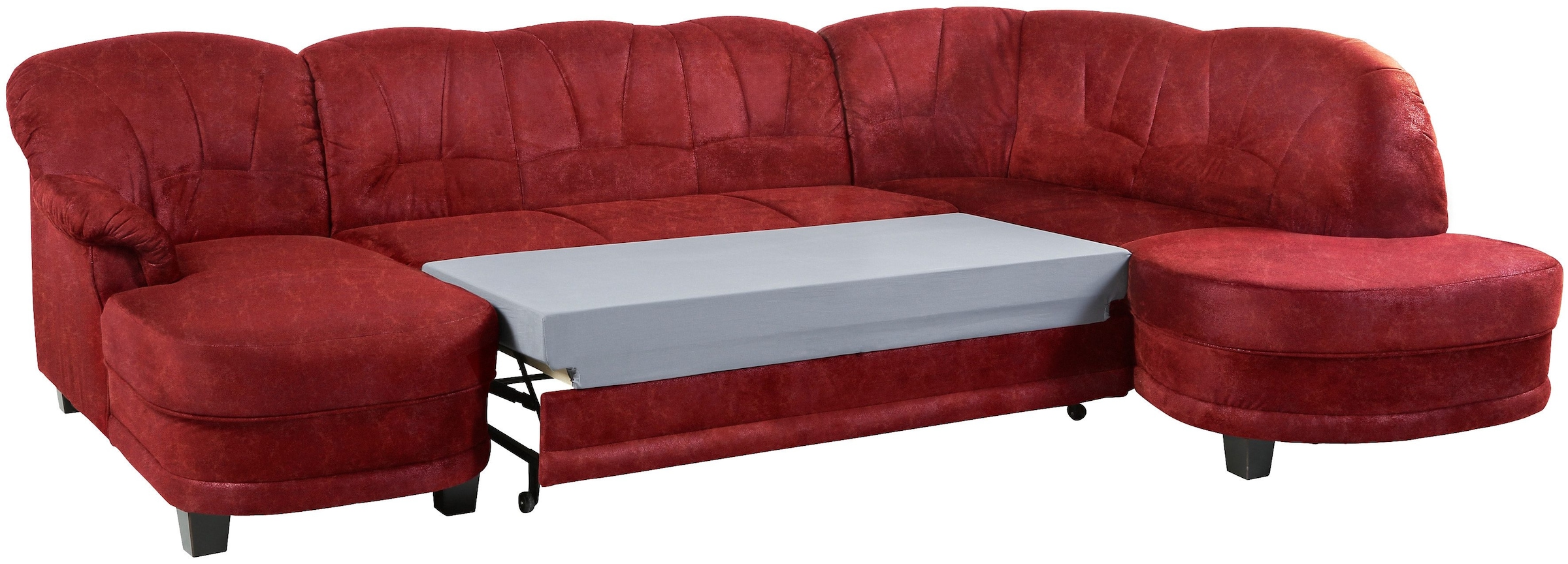 Home affaire Wohnlandschaft »Camelita, viel Platz, bequem und zeitlos, Breite 289cm, U-Form« wahlweise mit Bettfunktion