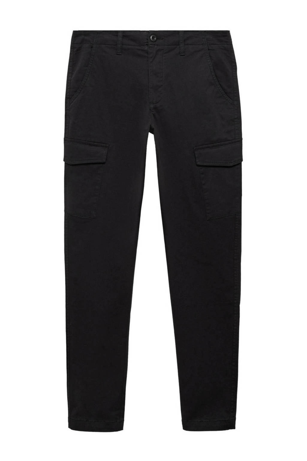 MANGO TEEN cargobroek zwart