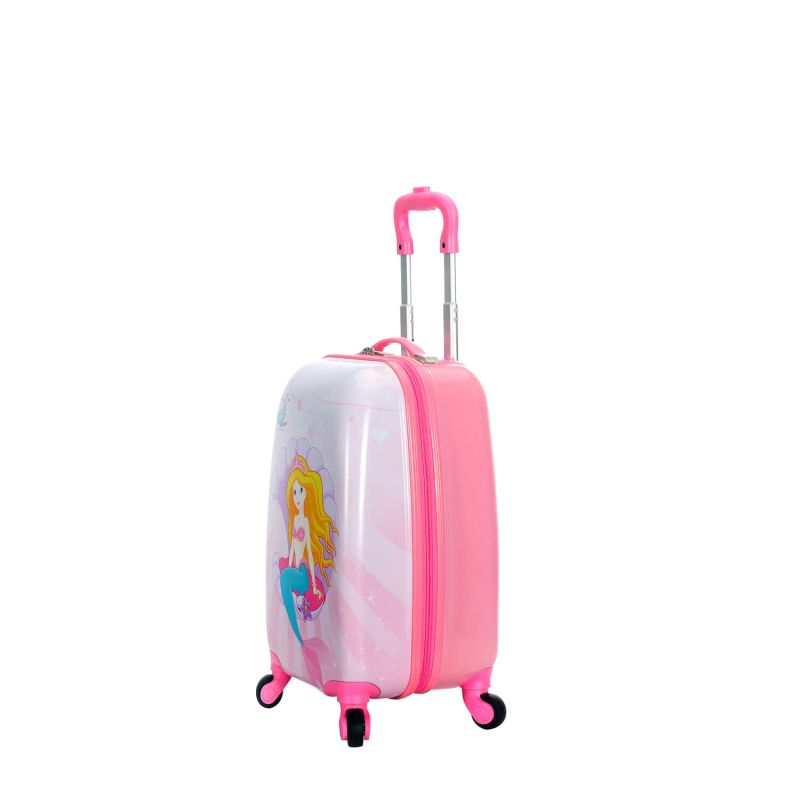 Valise cabine rigide Kid Sirène 48 cm Rose
