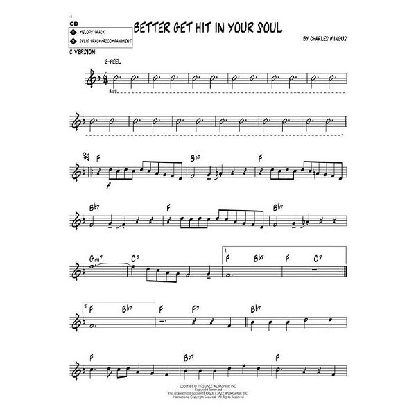 Hal Leonard Jazz Play-Along Charles Mingus