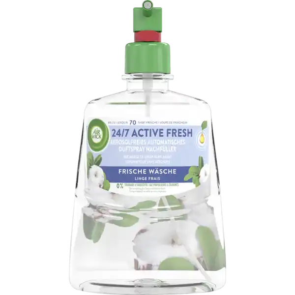 24 / 7 Active Fresh Aerosolfreies Automatisches Duftspray Nachfüller Frische Wäsche