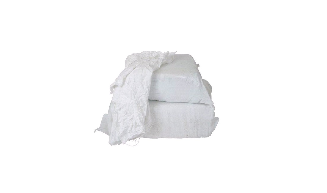 Hvide bomuldsklude 10kg