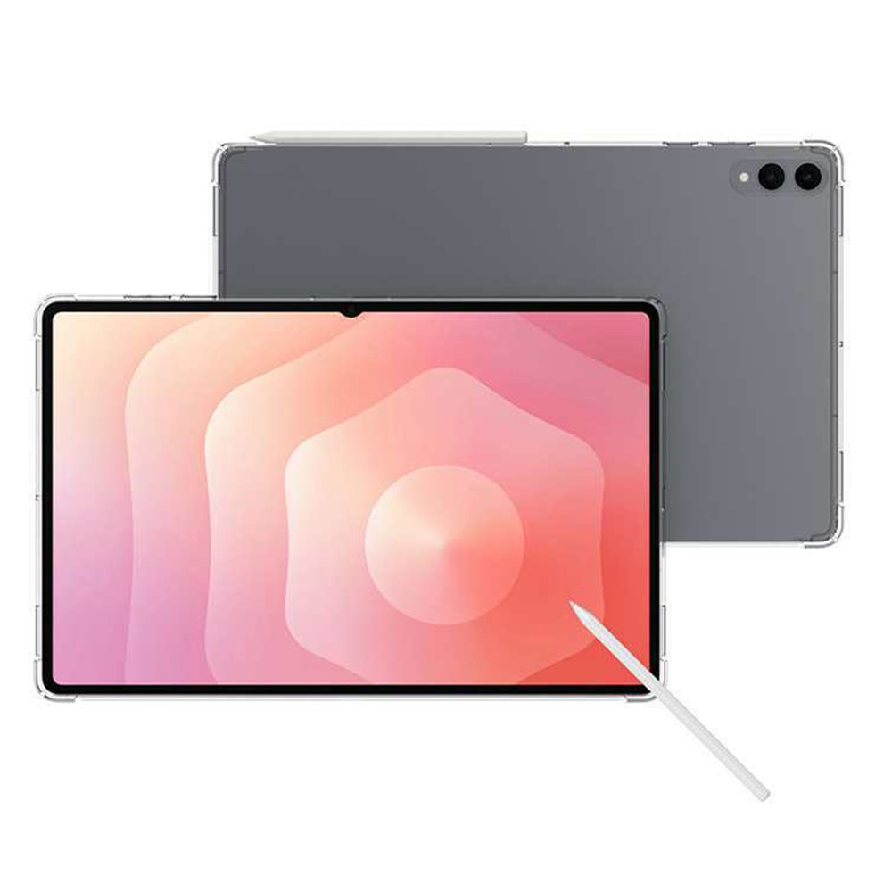 Samsung Galaxy Tab S11 Ultra Gummi Case Hülle mit Air Cushion Fallschutz - Transparent