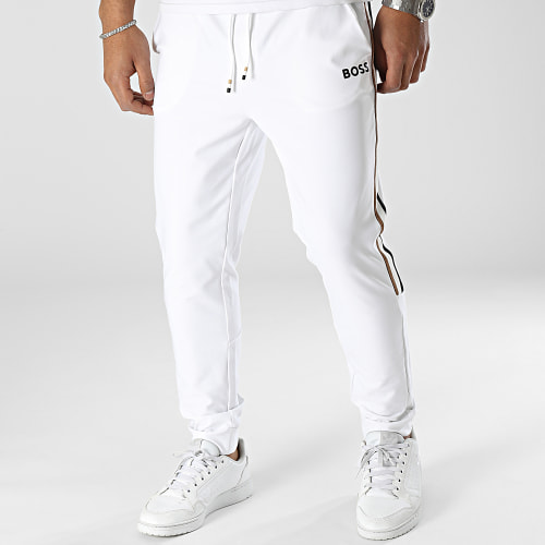 Pantalon Jogging A Bandes Hicon MB 1 50504553 Blanc