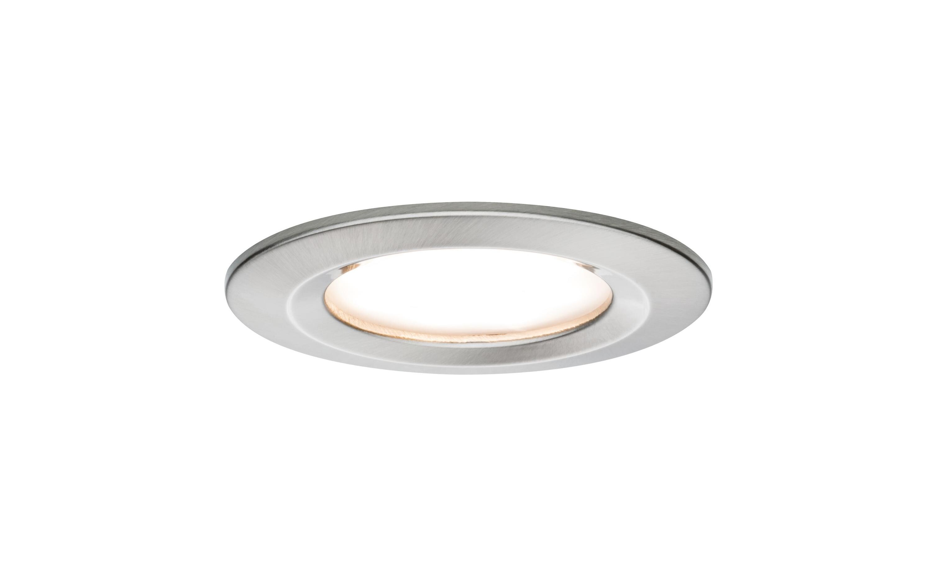 Einbauspot Nova Plus Coin Starr Set, 3 x 6 W, 2700 K, EisenLED Einbauleuchte Basisset