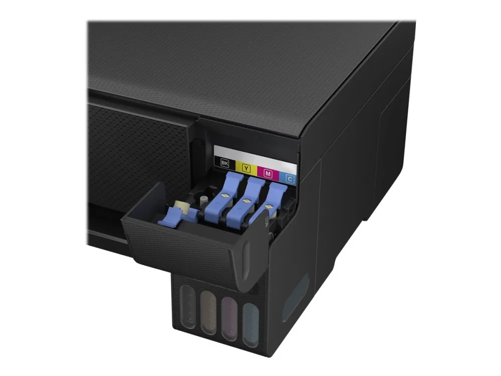 Epson EcoTank ET-2811 - Multifunktionsprinter - farve - blækprinter - A4 (medie) - op til 10 spm (udskriver) - 100 ark - USB, Wi-Fi - sort