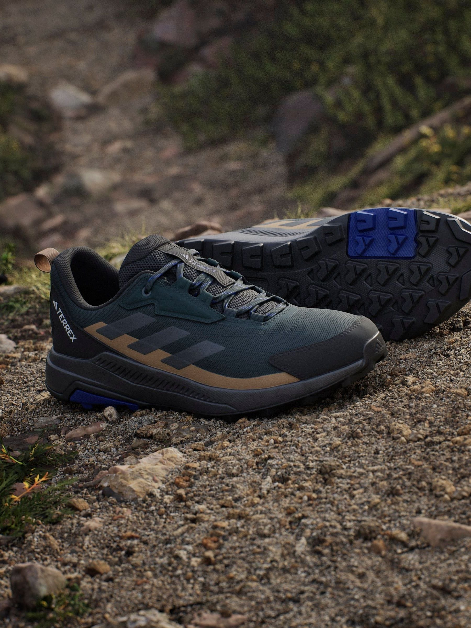 Groen - adidas Terrex Anylander wandelschoenen