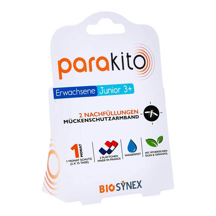Para Kito Mückenschutz Armband 2 Nachfüllungen, 1 St