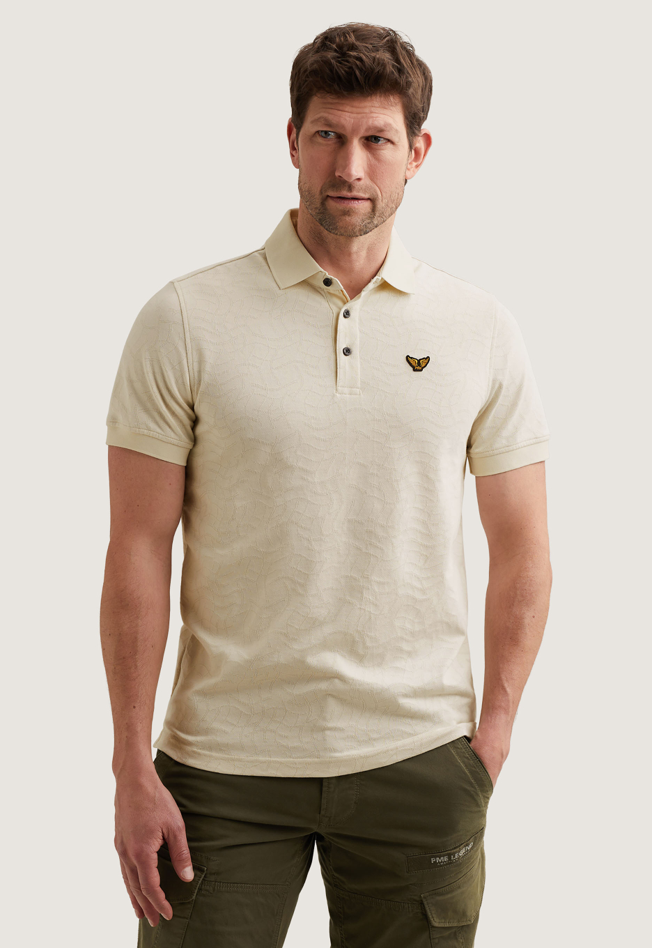 PME Legend Jersey Jacquard Polo