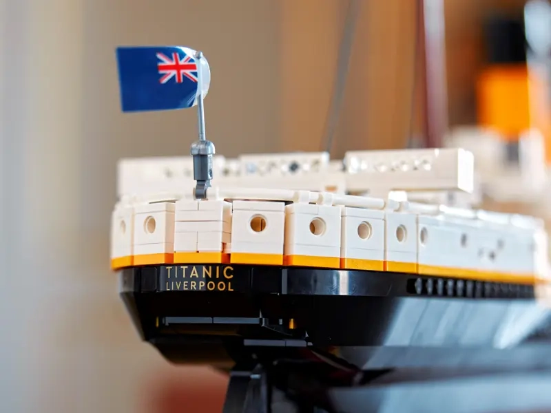 (9090-tlg. Set) Icons Klemmbausteine Spielzeug Kreuzfahrtschiff Modell Bausatz (10294) - Titanic