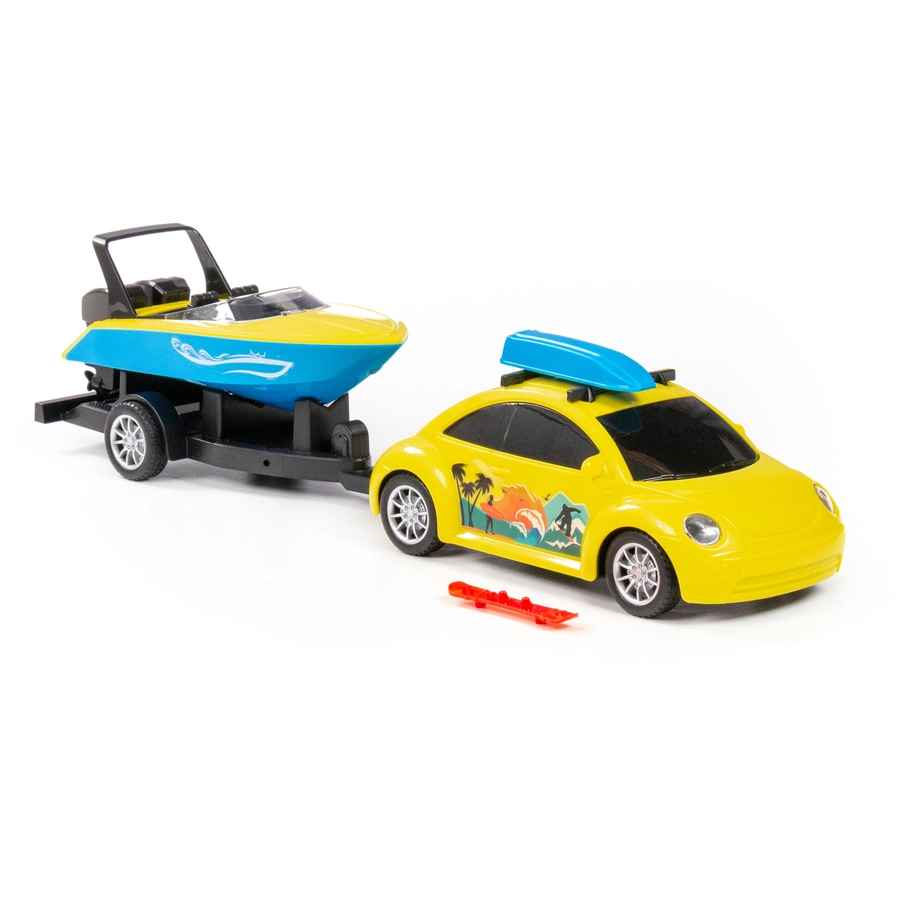 POLESIE® PKW Tour mit Speedboot, Tray