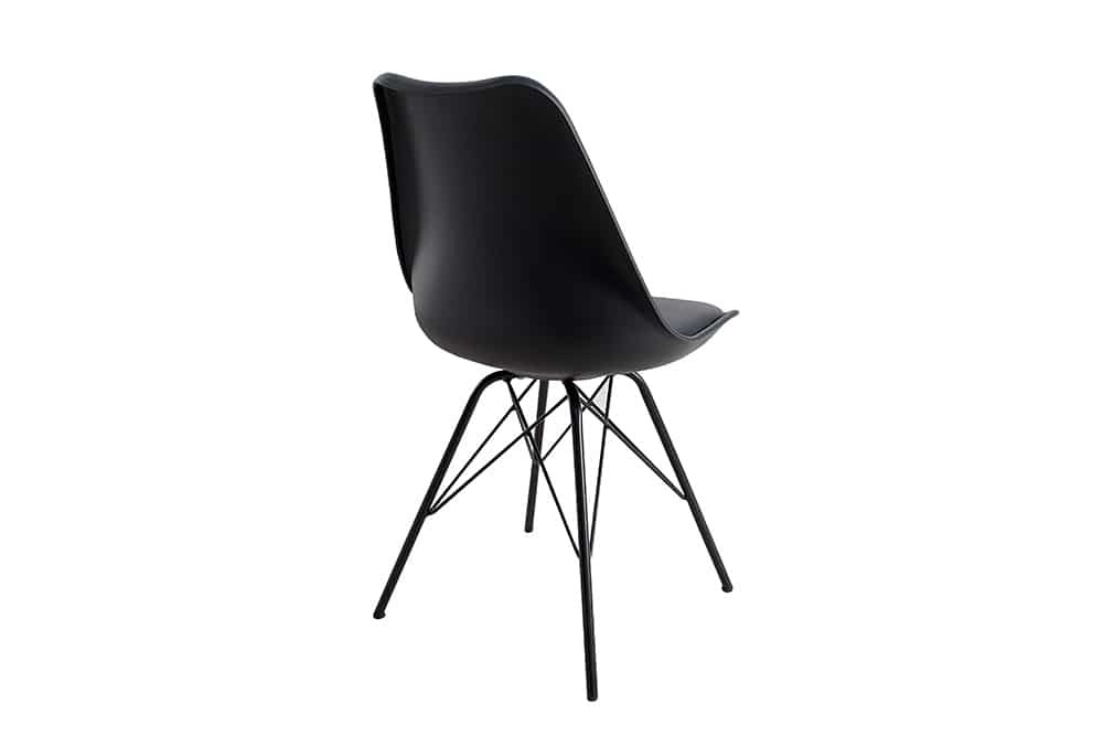 Retro Stuhl SCANDINAVIA MEISTERSTÜCK schwarz