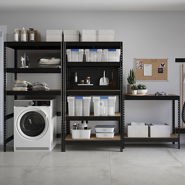 Étagère de garage en acier thermo-lacqué GoodHome Rand H. 90 x L. 97 x P. 40 cm