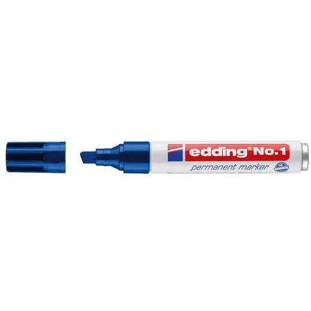 edding No.1 Permanentmarker, 1-5mm, blau