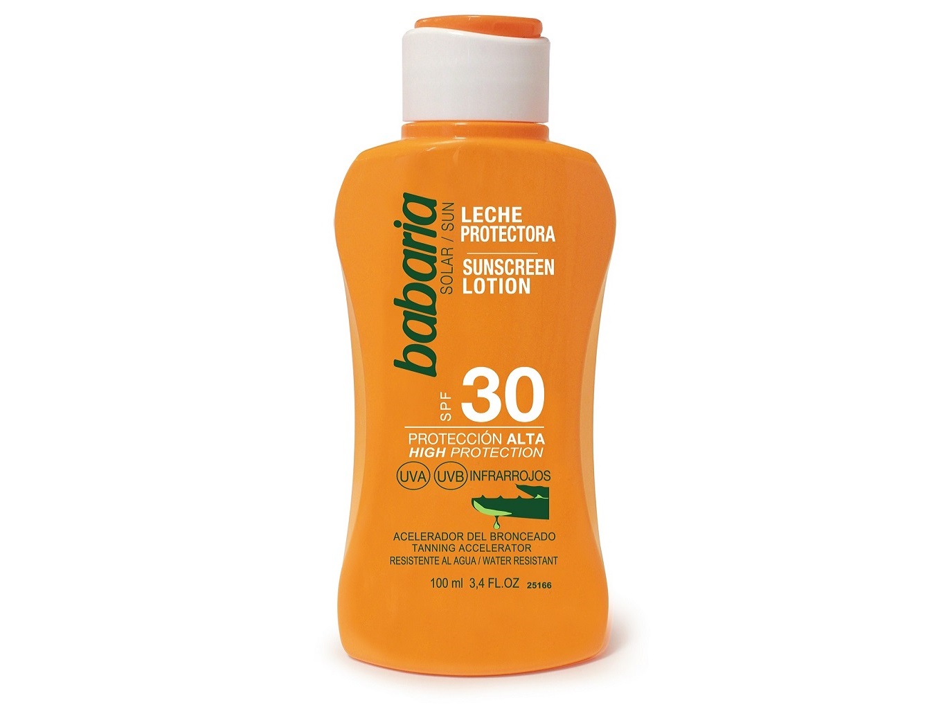 PROTETOR SOLAR LEITE BABARIA ALOE IP30 100 ML