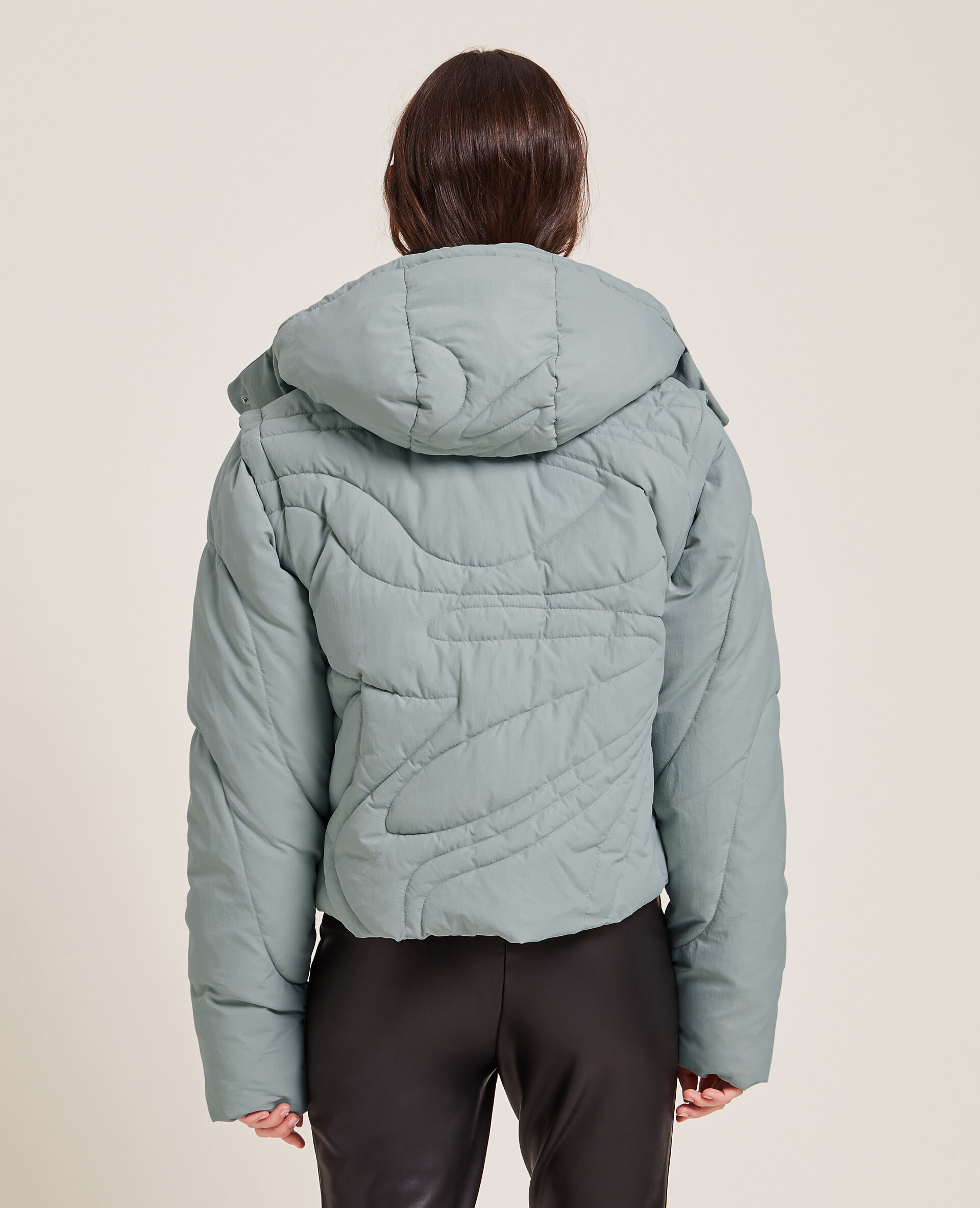 Doudoune matelassage wavy - Vert