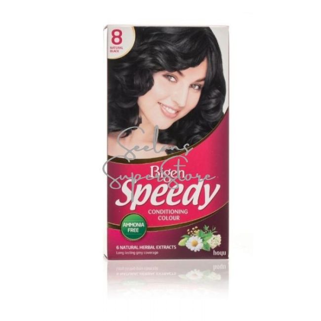 Hoyu Bigen Speedy Conditioning Haarkleur Natuurlijk Zwart Nr 8