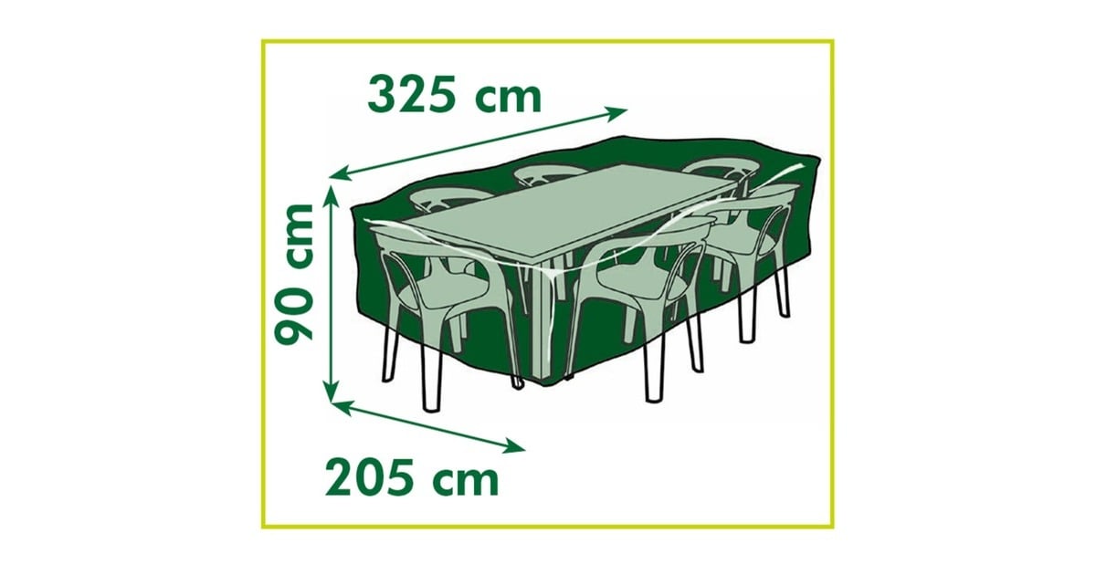 NatureTuinmeubelafdekhoes voor stoelen en tafels afdekking  (Grijs, 6030603)