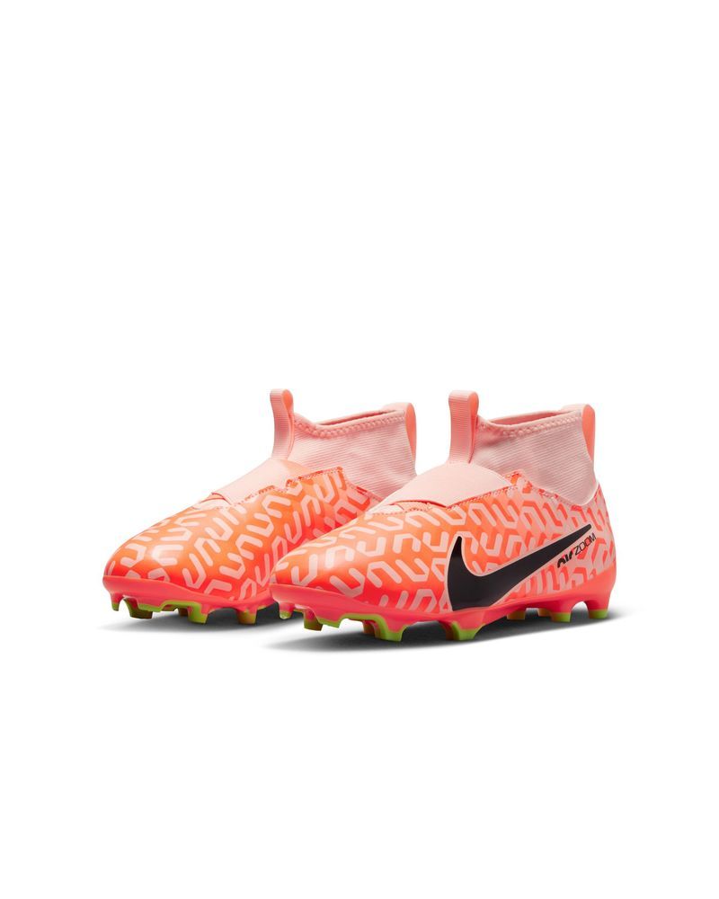 Chaussures de football Nike Mercurial Superfly 9 Academy FG/MG Orange pour enfant