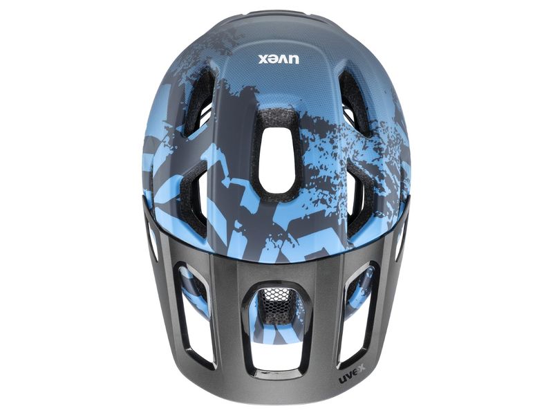 uvex Helm React Jr. MIPS Azure Deep Space Mat, 52 - 56 Velohelm