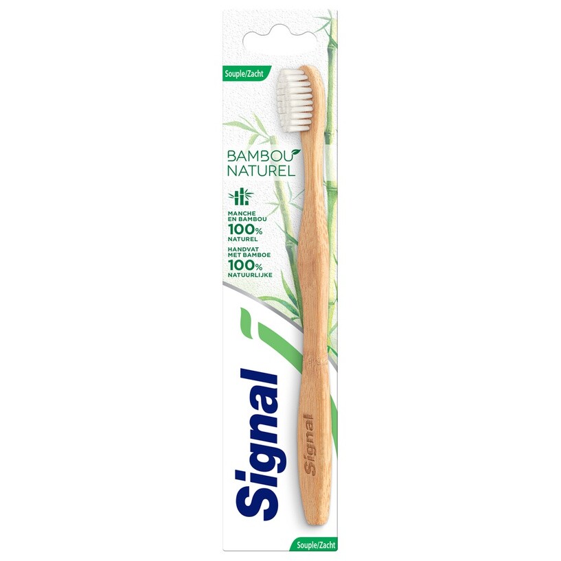 Brosses à dents en bambou - Souple- 3 unités